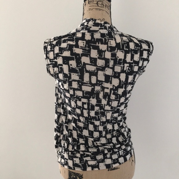 Waverly Grey Tie Neck Blouse - Picture 2 of 6